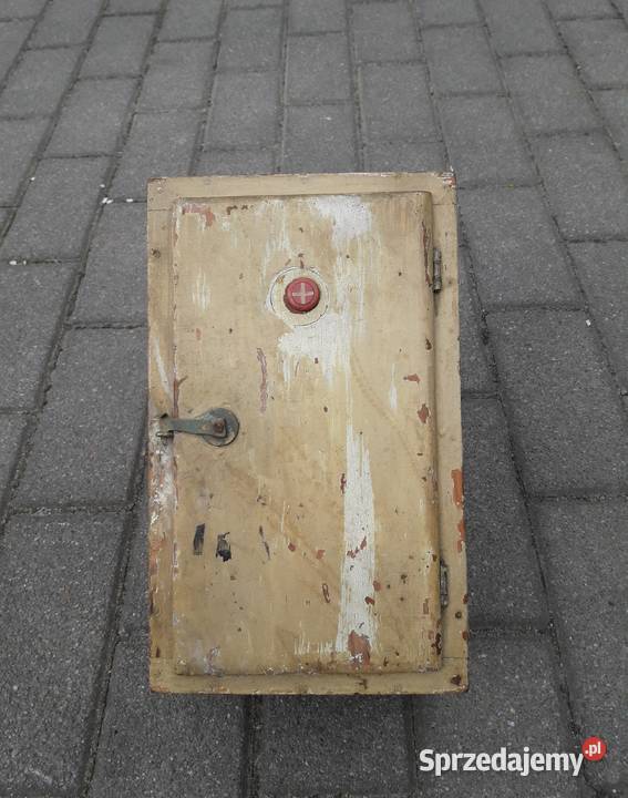 Stara apteczka domowa Luftschutz 1943 Gdynia