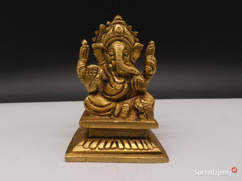 MOSIĘŻNA FIGURKA GANEŚA GANESHA HINDUSKI BÓG wielkopolskie Raszków