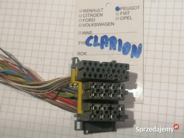 wtyczki do radia Clarion Peugeot Citroen Piotrków Trybunalski