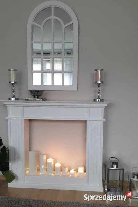 Portal kominkowy atrapa kominka drewno mazowieckie Warszawa