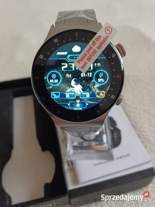 Smartwatch Qw33 ekran 128 cala ze stali Poznań sprzedam