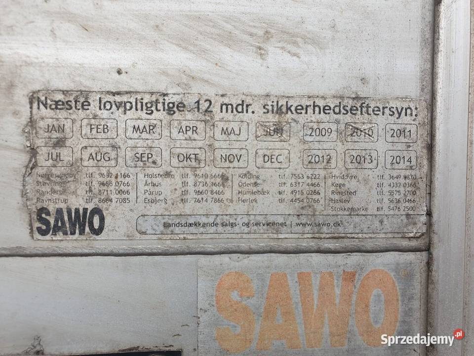 Winda Zepro 500 ładowności podest załadowczy Części mazowieckie