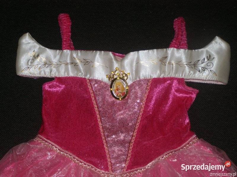 Strój kostium przebranie AURORA ŚPIĄCA KRÓLEWNA dziewczynka Siedlce