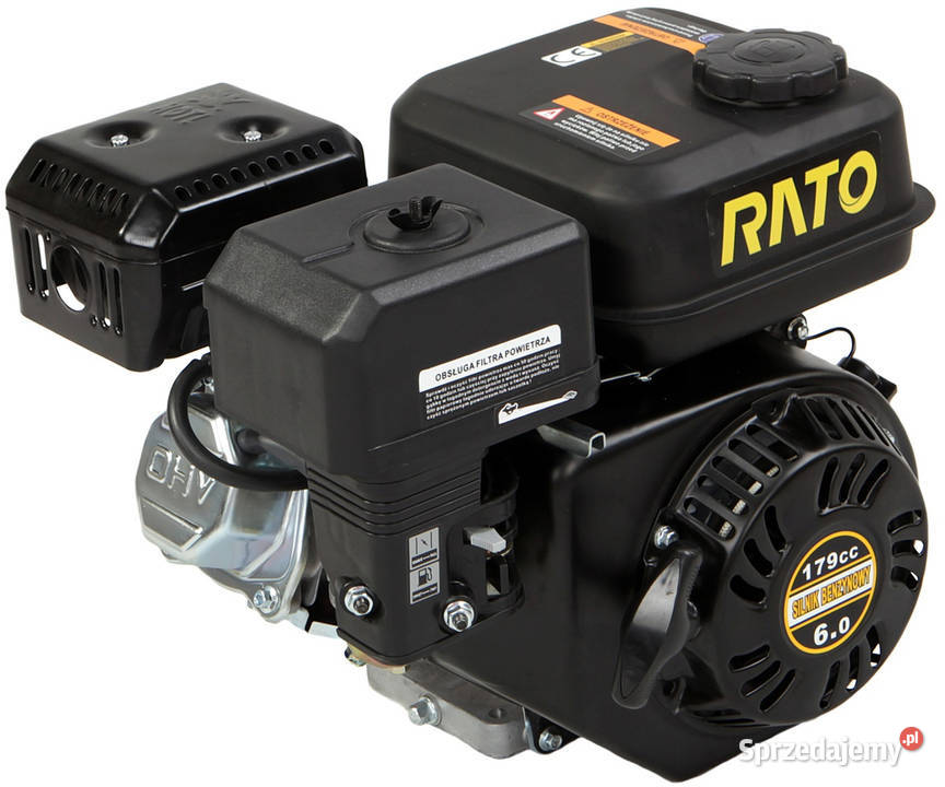 SILNIK RATO R180 SPALINOWY BENZYNOWY 6 WAŁ 19 mm wielkopolskie Opalenica
