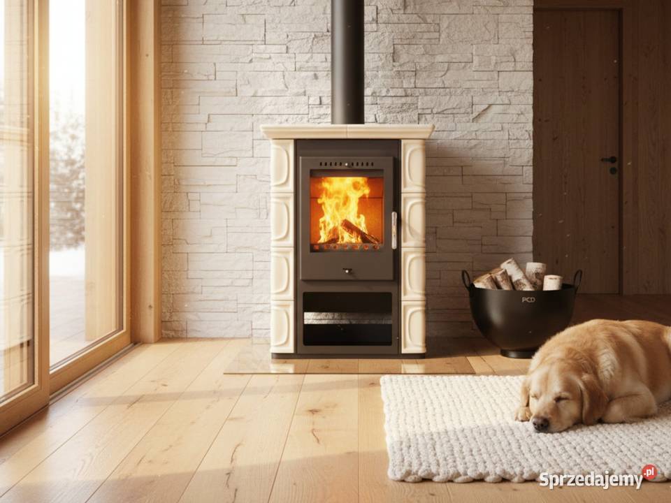 Piec piecyk kaflowy Thorma BORGHOLM Kremowy 7kw dolnośląskie Piersno