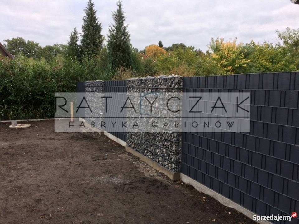 Gabiony Gabion 200x200m Ogrodzenie Gabionowe Toruń
