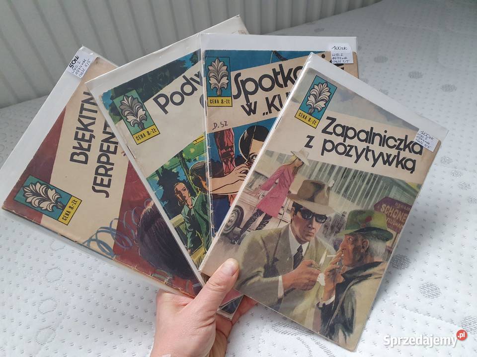 Kapitan Żbik zestaw 4 komiksów wydanie 2 lata Polskie Gdynia