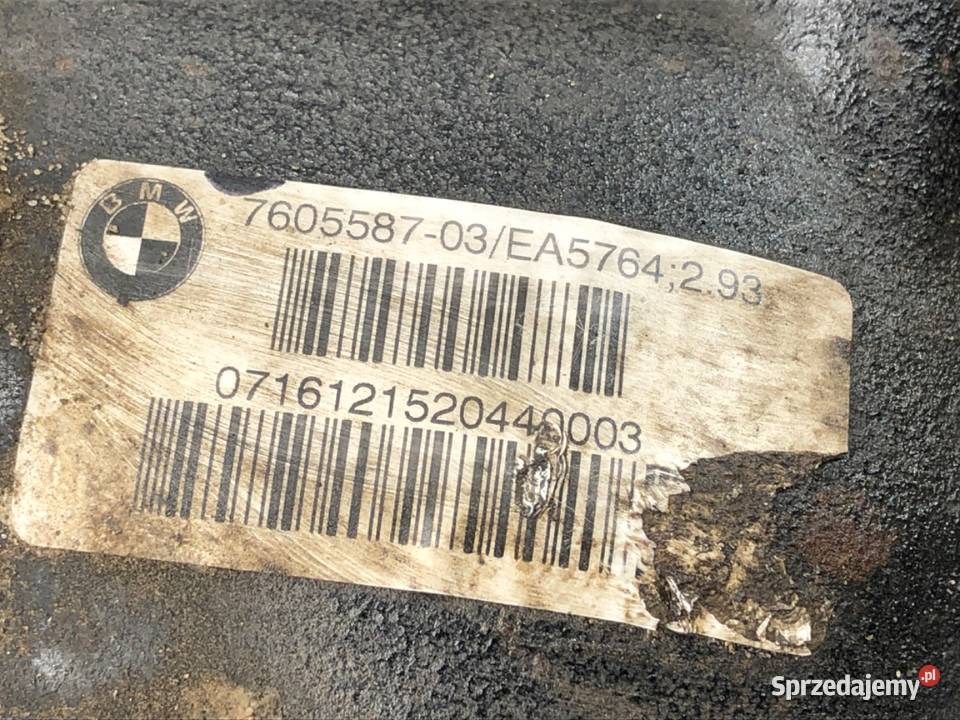 MOST DYFER TYŁ BMW F34 7605587 20 184 Hatchback