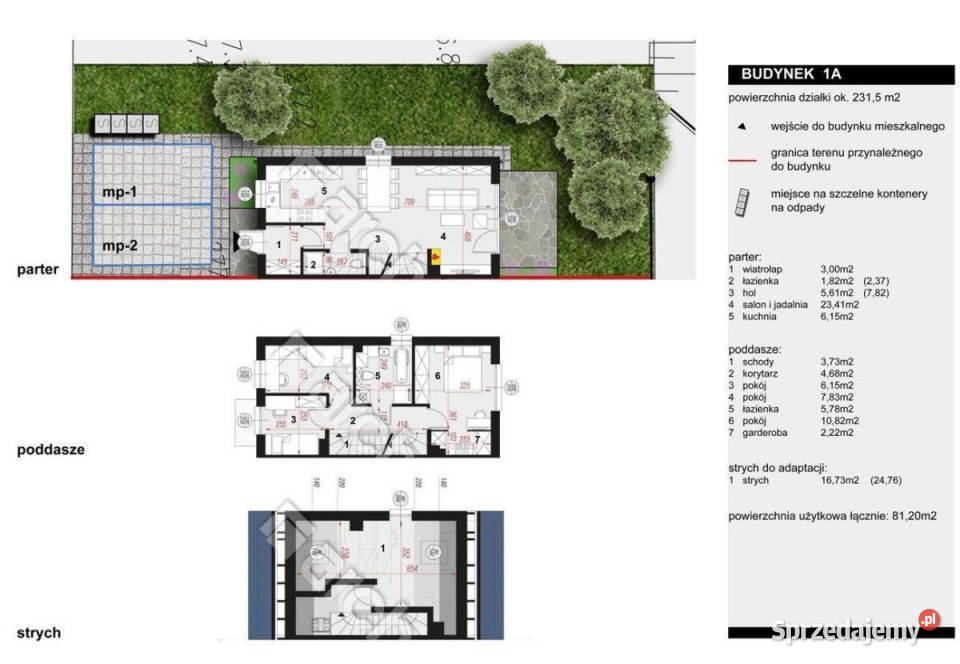 Dojazdów bliźniak stan deweloperski