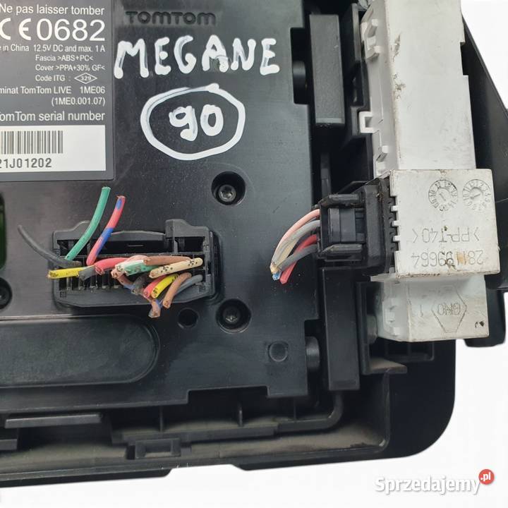 EKRAN WYŚWIETLACZ RADIA NAWIGACJI Renault Megane Nawigacje fabryczne Chełm sprzedam