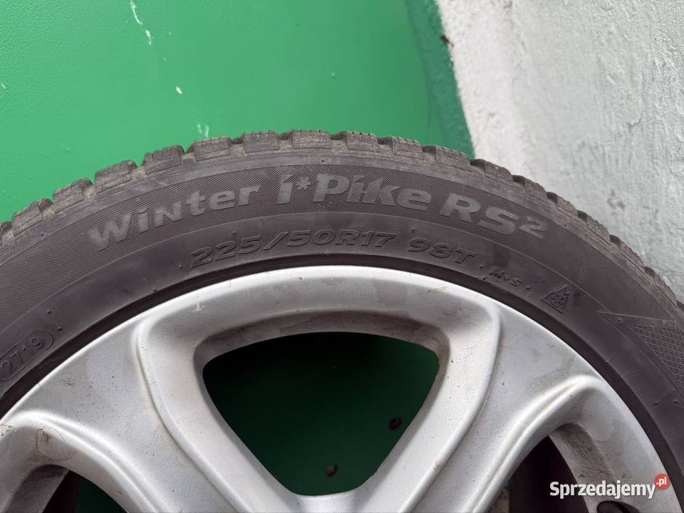 Alufelgi z oponami zimowymi Hankook Winter iPike śląskie Zabrze sprzedam