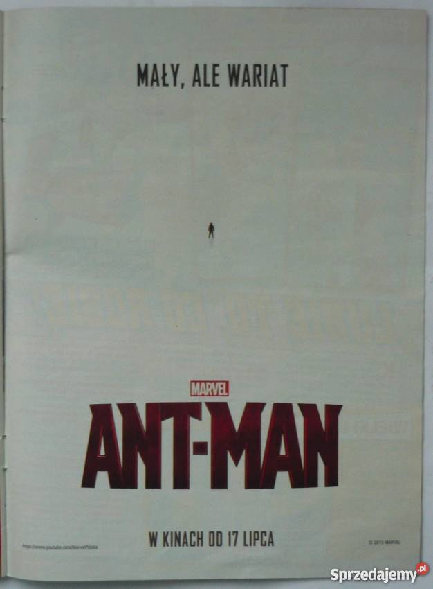 PLAKAT A4 ANTMAN BRAVO SPORT sprzedam
