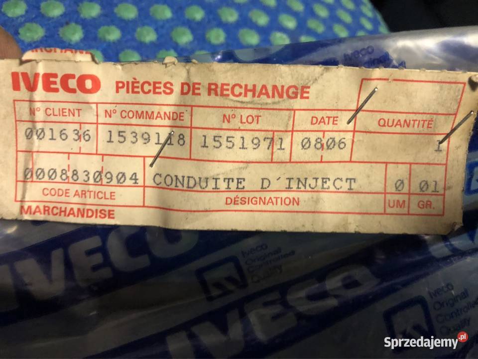 Iveco przewód 0008830904 Piła