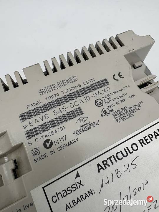 Siemens 6AV6 5450CA100AX0 HMI Panel Warszawa
