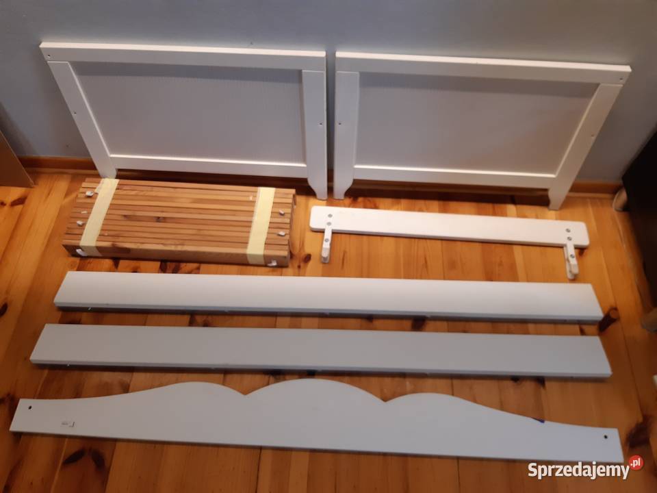 Łóżko IKEA Hensvik białe Milanówek sprzedam