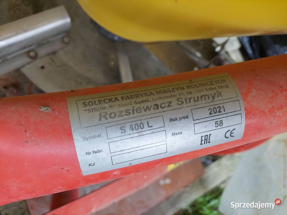 Rozsiewacz strumyk s400L Wola Niemiecka sprzedam