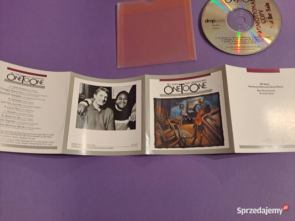 Bill Mays Ray Drummond One To One CD Promo USA Kraków