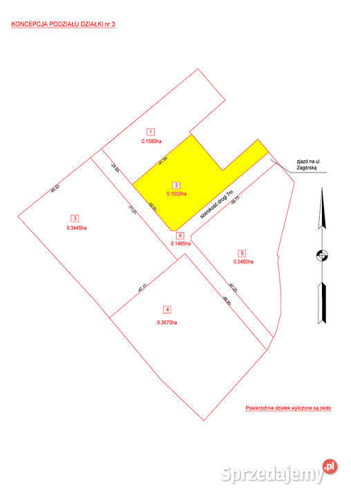 Działka pod inwestycję deweloperską 1600 m inwestycyjna Tarnowskie Góry