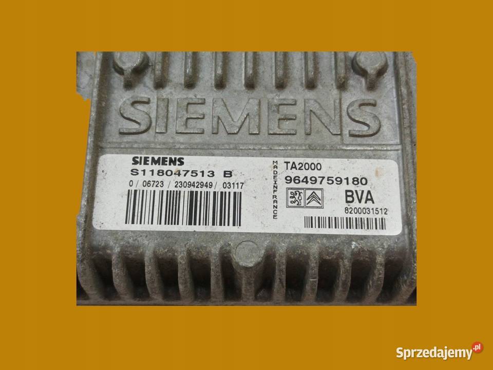 STEROWNIK SILNIKA 9649759180 Citroen Xsara sprzedam