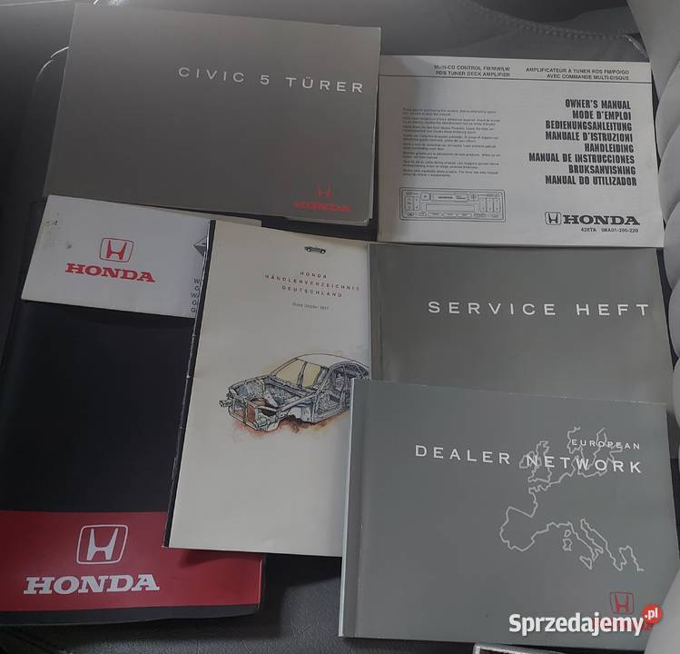 Honda Civic VI MB2 14 IS LPG I Zadbana I Zdrowa światła do jazdy dziennej Kępno