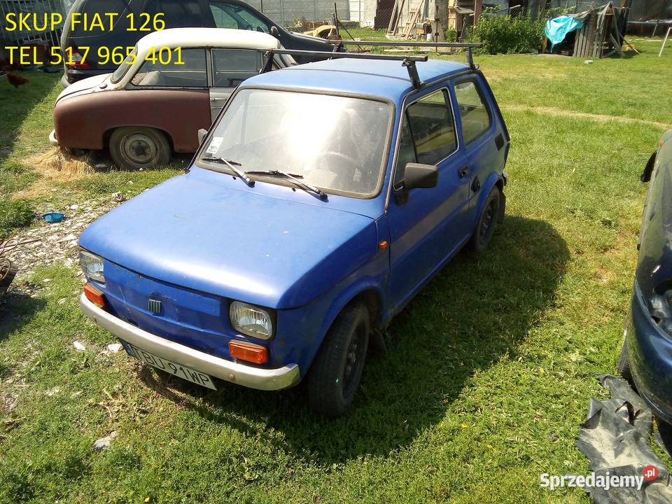 Fiat 126p silnik kola felgi szyba lampa zderzak