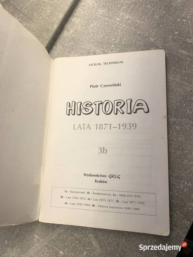 Historia ściąga lata 18711939 Greg HIT Jasło sprzedam