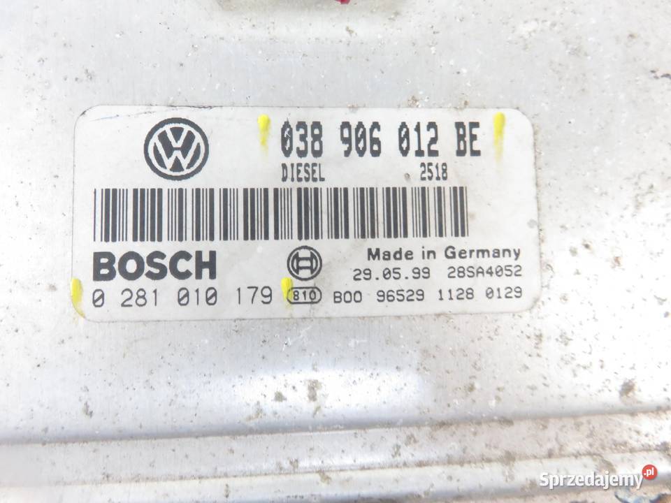 STEROWNIK VW LUPO 17 SDI 038906012BE 0281010179 sprzedam