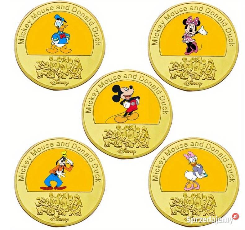 Kolekcjonerski zestaw postaci z filmów Disneya Numizmatyka Warszawa sprzedam