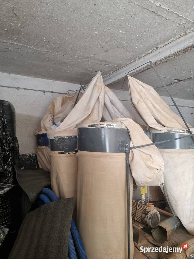 Odciąg trocin 22 kW 2 workowy