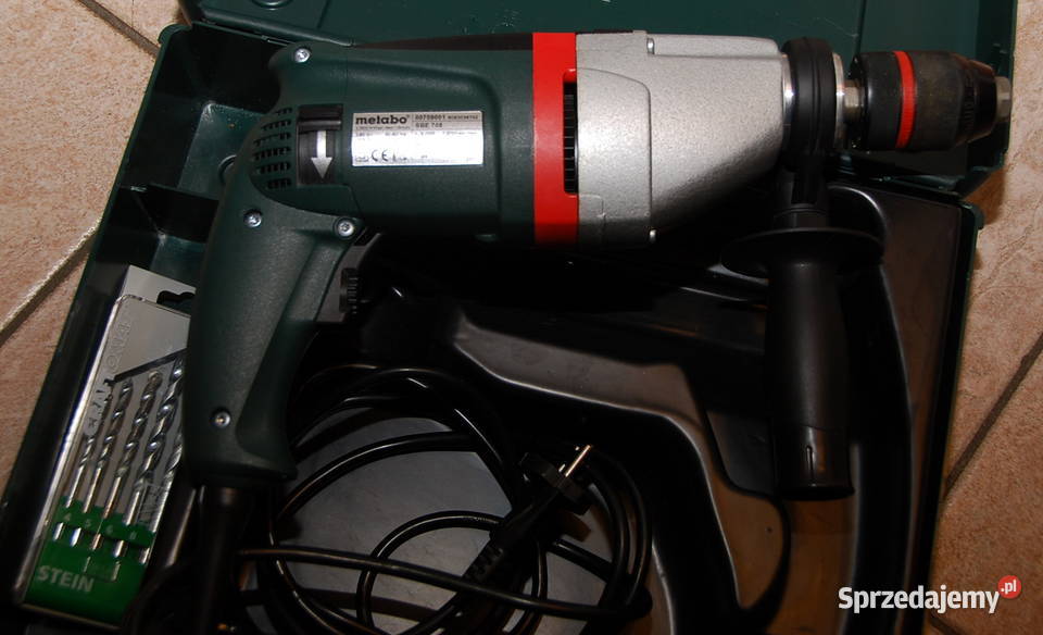 Wiertarka udarowa w walizce Metabo dwubiegowa z Warszawa