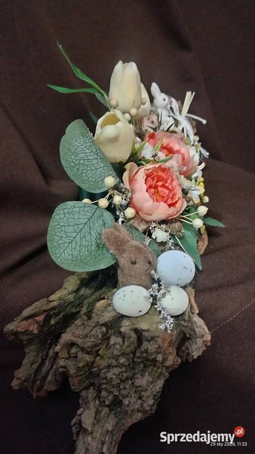 Dekoracja wiosenna wielkanocna na korze 50 Koszyce sprzedam