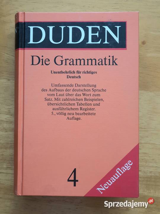 Najnowsza gramatyka niemiecka wyd Duden Gliwice