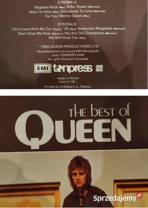 1980 Queen The Best Of Tonpress Płyta Kielce