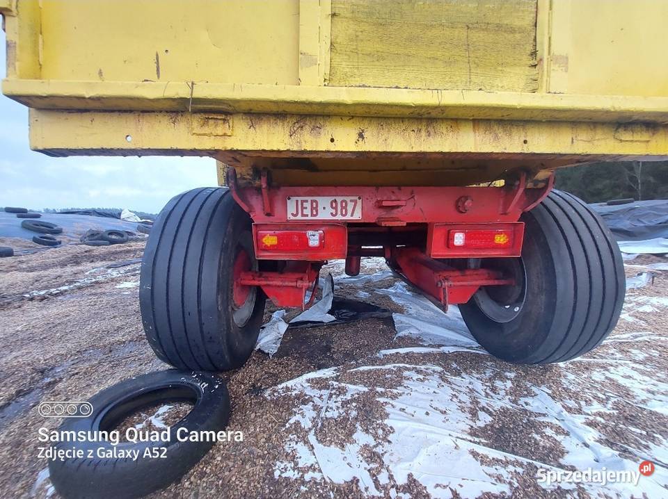 Przyczepa wywrotka mullie 12t tandem budowlana podlaskie Suwałki