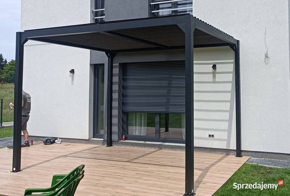Pergola Na Taras Ogród Zadaszenie Tarasu Pawilon Lubartów