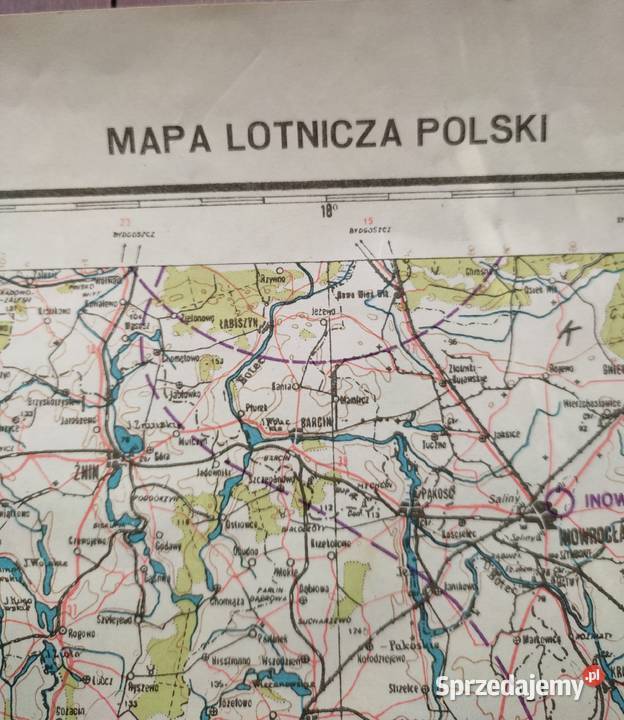 PRL mapy lotnicze Polski kompletne arkusze Białystok