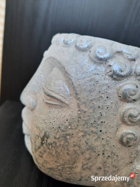 Budda doniczka pojemnik na drobiazgi głowa ZEN Tychy