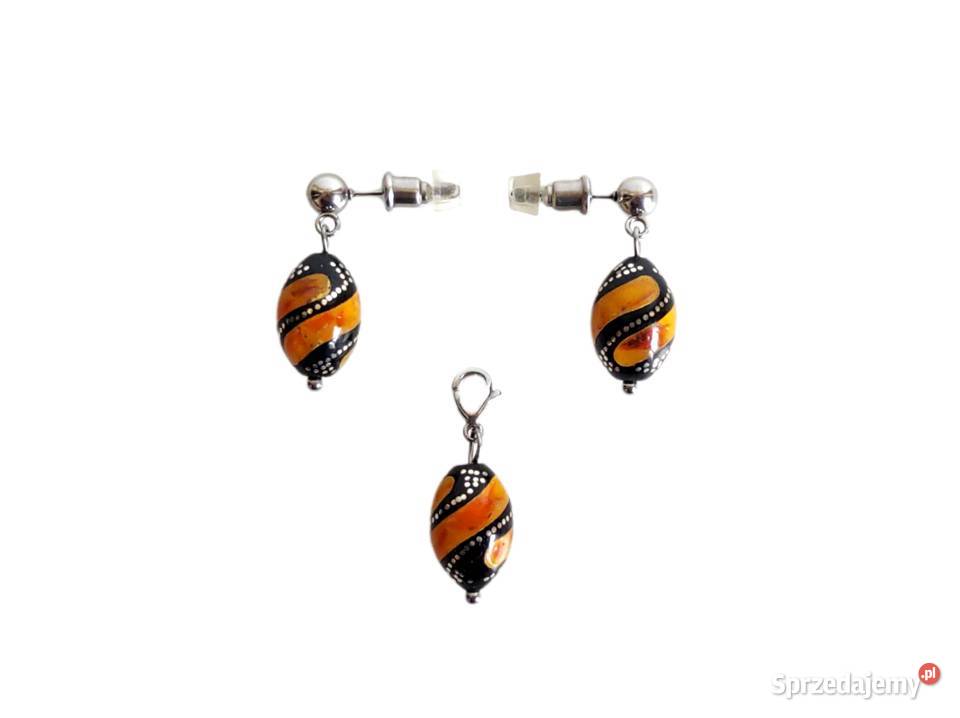 7555 Kokos Inkrustowany Bursztynem opolskie Kędzierzyn-Koźle