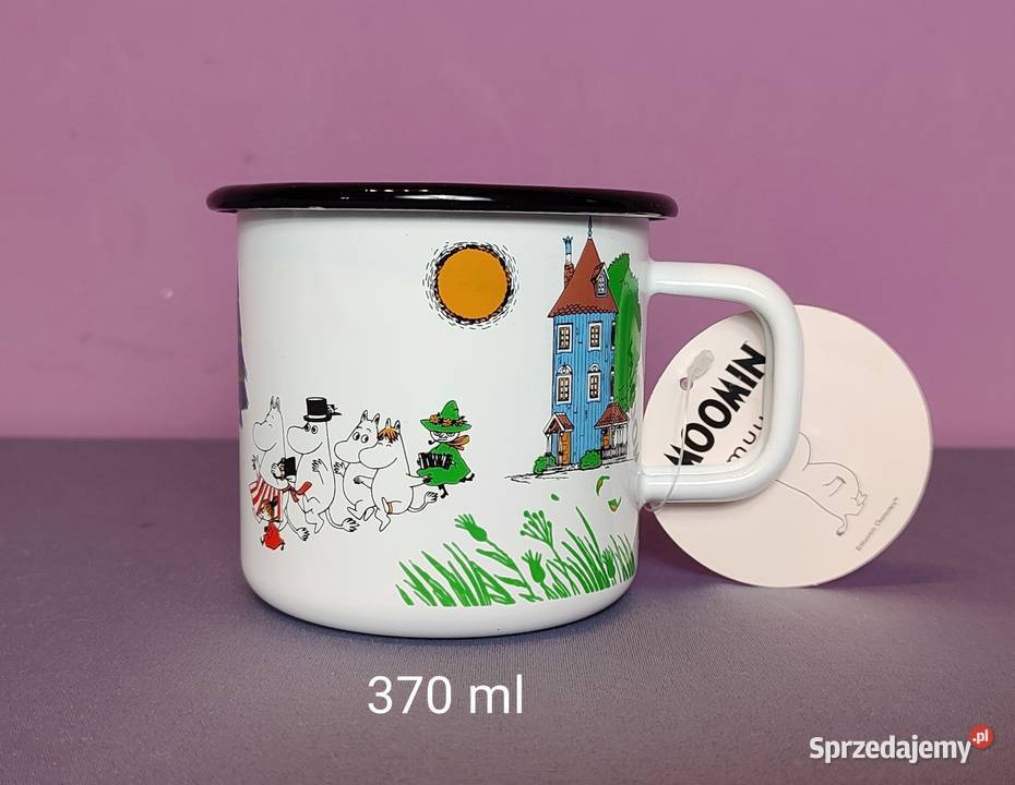 Kubek Muminki Dolina Muminków MUURLA emaliowany Kubki Jasień sprzedam