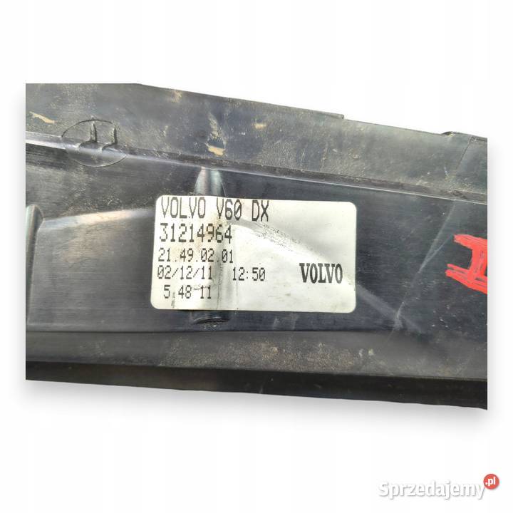 LAMPA LEWA Volvo V60 20102018 tylna tylnia lewy Lampy tylne