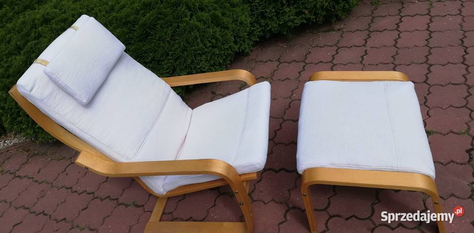 Fotel podnóżek bujany krzesło relaks Sulbiny