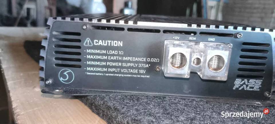 Wzmacniacz Car audio 5kw BASSFACE TEAM 50001D łódzkie Kutno