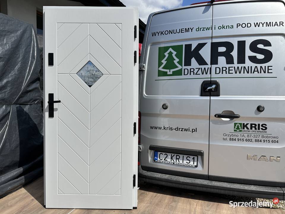 Drzwi drewniane zewnętrzne 300 wzorów w dowolnym Grzybno