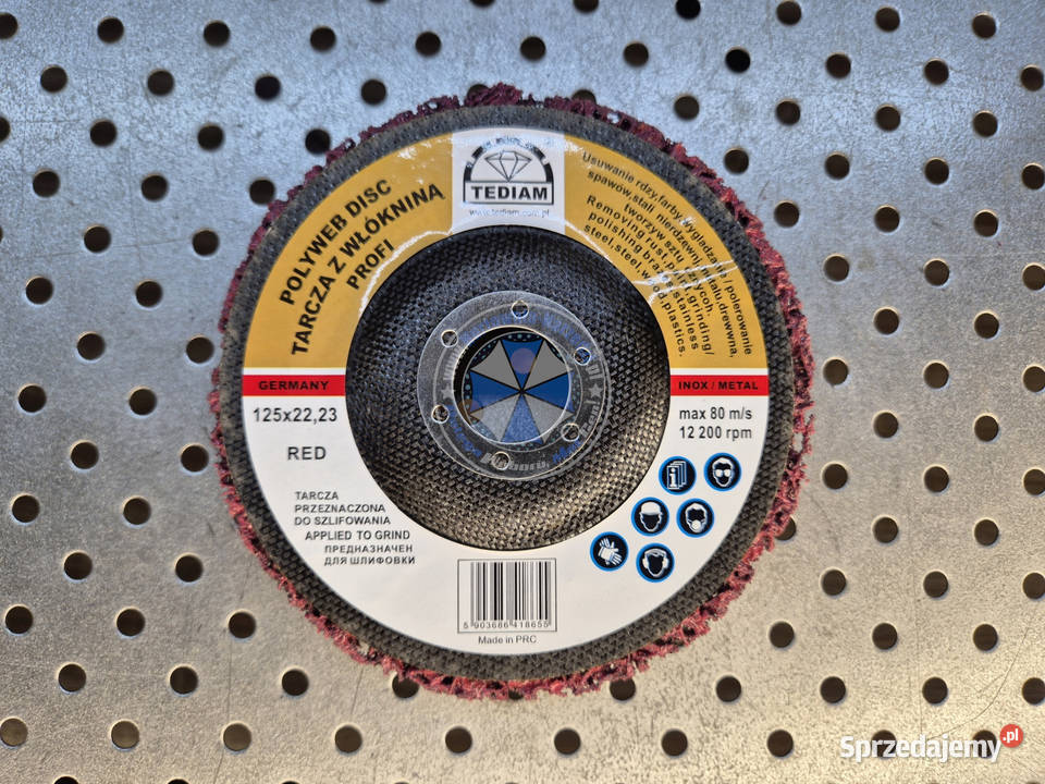 Tarcza ścierna do usuwania rdzy 125mm włosy Tarcze Nowe