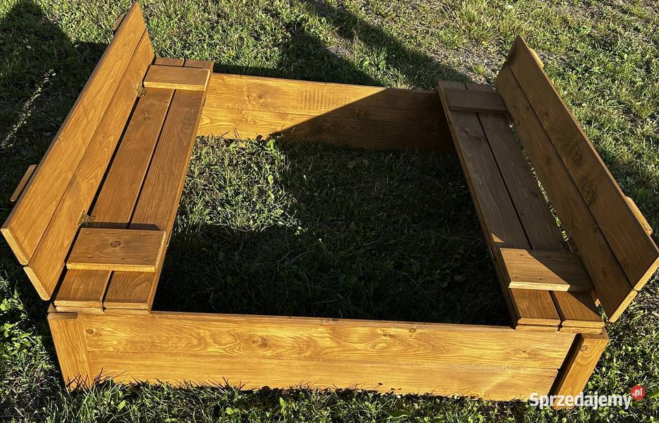 Piaskownica drewniana zamykana Szczawa