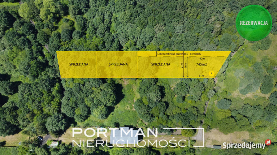 REZERWACJA Działka NA SPRZEDAŻ 745m2 WZ KARCZEW