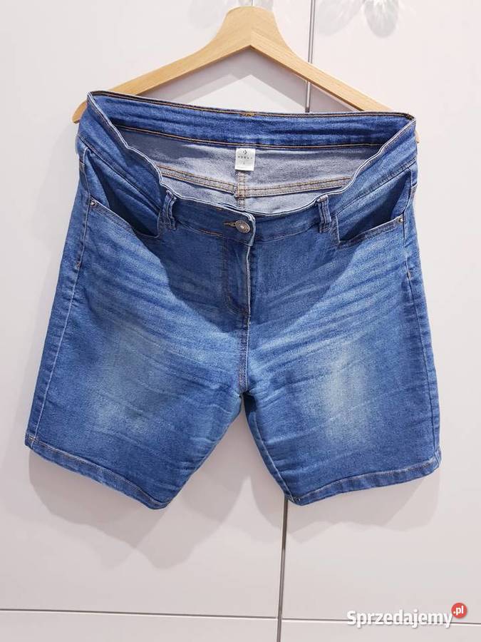 Damskie jeansowe spodenki w dużym rozmiarze Rozmiar 40(L) Dąbrowa Górnicza sprzedam