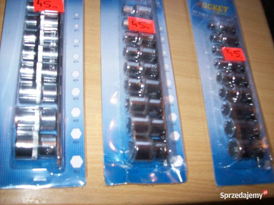 KLUCZE NASADOWE TORX 9el E10E24 NASADKI 12 TORKS
