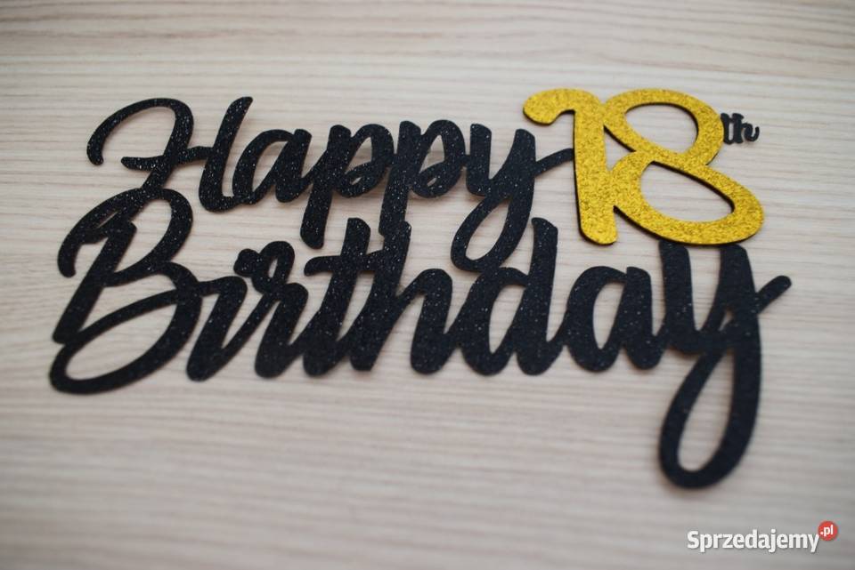 Zestaw dekoracyjny na 18 urodziny Chełmno