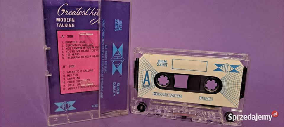 Modern Talking Greatest Hits Mix 1990 KASETA kaseta Kraków